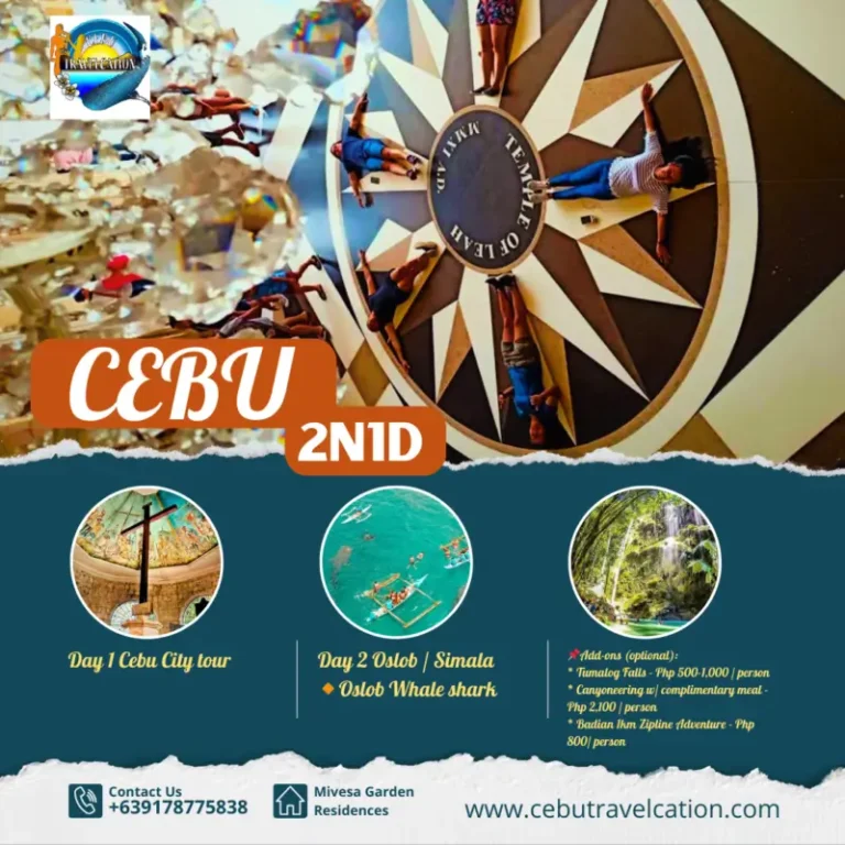 A poster of the cebu 2 nd city tour